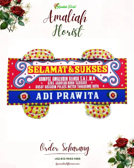 Papan Bunga Ucapan Selamat Tenggulun